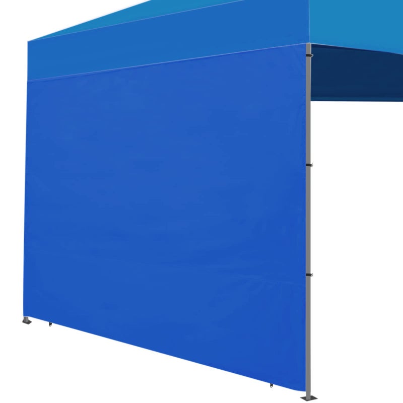 Joramoy Instant SunWall for 10x10 Pop Up Canopy  Canopy Walls 10x10 for Outdoor Instant Canopies 1 Pack Sidewall Only (Blue) - Image 1